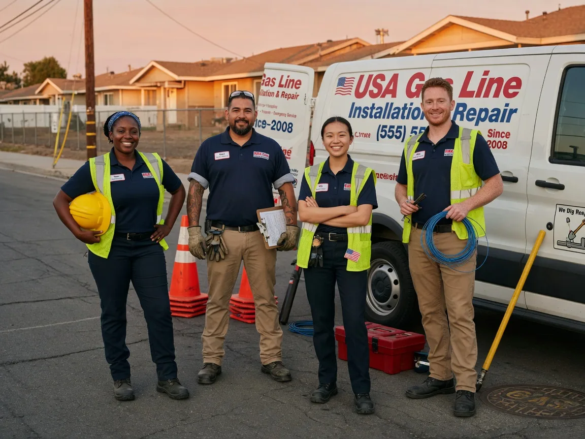 Gas Line Installation company in Wellington, AL